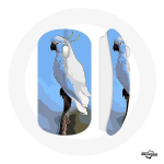 Juhtmeta hiir Kakaduu Papagoid valged linnud