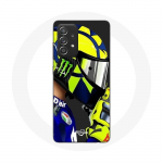 Coque pour Samsung Galaxy A33 5G Valentino Rossi Pilote de vitesse champion du monde Motogp