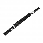 3tk Carbon Fiber Car Center Control Copilot veetassi hoidiku katteriba kleebis sisemus BMW E60 5. seeria autotarvikutele 3pcs