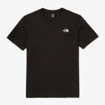 Klassikaline v&auml;ikese logoga &uuml;mara kaelusega unisex T-s&auml;rk L must