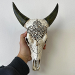 H&auml;rjapea skulptuur sein ornament Art Decor Retro h&otilde;imude kunstiline h&auml;rja pealuu kuju loom