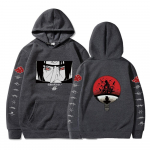 Mehed ja naised Jaapani anime Naruto Graafiline Uchiha Itachi Klassikaline kapuuts Kampsun-Hoodie S&uuml;gis- ja talvine s&ouml;rkimisspordir&otilde;ivad XXL