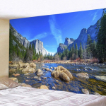 Suured ilusad looduslikud metsavaibad Hipi merekoobas Looduslikud maastikud Seinaripp Maastikuvaibad Kunst Seinakaunistusriie 230x180cm