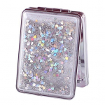 Meigipeegel kokkupandav kaasaskantav l&auml;ikiv kiirliiv Kahepoolne pestav meik selge ruumis&auml;&auml;stlik kosmeetiline peegel ilut&ouml;&ouml;riistad Round sinine