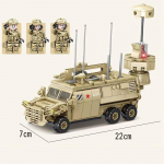 S&otilde;jav&auml;e soomustatud armee tankitransportor ehitusplokid tellised s&uuml;nnip&auml;evaks lastele No Box