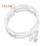 Kinnitatud plastist taimeklambrid Taimepuu kinnitusklambrid Sileda servaga pandla disain Aiataime tugiklambrid Aksessuaarid 100pcs valge