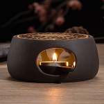 Keraamiline soojendaja, potid ja kaasasolev k&uuml;&uuml;nlajalg Metal Warmer Plate D
