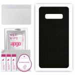 apgo Protective Skin Sticker for the back compatible with Samsung Galaxy S10 Plus, Wrap Film, Foil, Vinyl - Pattern Matrix