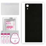 apgo Protective Skin Sticker for the back compatible with Sony Xperia XA1, Wrap Film, Foil, Vinyl - Pattern Matrix