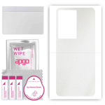 apgo Protective Skin Sticker for the back compatible with Vivo S17 Pro, Wrap Film, Foil, Vinyl - Pattern Matte Transparent