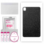 apgo skin sticker film foil vinyl for the BACK compatible with Nokia T10, scratch-resistant, easy to install - Black Honeycomb