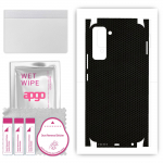 apgo Protective Skin Sticker for the back+sides compatible with Tecno Pop 5 Pro, Full Wrap Film, Foil, Vinyl - Pattern Matrix