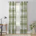 Salveiroheline Akvarellruuduline Aknakardinad elutuppa magamistuppa Kardinad Moodsad k&ouml;&ouml;girulood Kardinad 135W x 60H(cm) x1