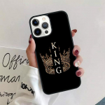King Queen Crown telefoni&uuml;mbris iPhone 11 12 13 14 Pro Max Mini Kaas iPhone X XS Max XR 5 6 7 8 Plus Coque jaoks iPhone 6plus