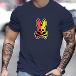 Meeste v&auml;rviline k&uuml;&uuml;likulogoga tr&uuml;kitud T-s&auml;rk, hip-hop trendi Harajuku t&auml;navariided, &uuml;mara kaelusega l&uuml;hikeste varrukatega vabaaja topp, 2XL