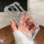 P&otilde;rutuskindel silikoonist l&auml;bipaistev telefoni&uuml;mbris iPhone 16 13 11 12 14 Pro Max Mini objektiivi kaitse taga&uuml;mbris iPhone 15 PRO XS MAX X XR Puls jaoks iPhone 12 Pro Max