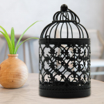 Sepistatud k&uuml;&uuml;nlahoidja Hallow Crafts Elegantsed lauakesksed metallist teevalgusti