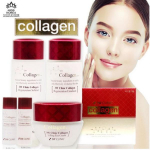 3W CLINIC Collagen Skin Care 3 KOMPLEKT (Tooner+Emulsioon+kreem) 1 PCS