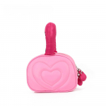 2024. aasta uus loominguline reisi tualett-tarvete kott, kaasaskantav kontrastsete t&auml;htedega hoiukott, suure mahutavusega Love Niche kosmeetikakott 17.5*8.5*12.8cm