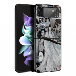 Anime Mo Dao Zu Shi Wei Wuxian Luksuslik Telefoni&uuml;mbris Samsung GalaxyZ Flip 4 5 Fold jaoks Must K&otilde;va Kest Samsung Z Flip 3 Kaas Galaxy Z Flip 3