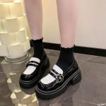 Naiste platvormkingad Turske kontsakinga tald Penny Loafers Kingad libisevad Mugavad vabaaja t&ouml;&ouml;jalatsid Naiste &uuml;mara varbaga riietatud kingad 35 beež