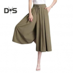 Naiste k&auml;rbitud p&uuml;ksid elastsed k&otilde;rge v&ouml;&ouml;kohaga reguleeritav pingutusn&ouml;&ouml;r, &uuml;hev&auml;rvilised laia s&auml;&auml;rega p&uuml;ksid igap&auml;evaseks kandmiseks L armee roheline v&auml;rv