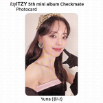 ITZY 5. minialbumi Checkmate ametlik fotokaart Selge kaardi erikaart KPOP Yuna - #04