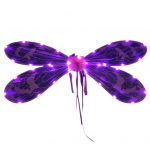 Fairy Wings naiste h&otilde;&otilde;guv Dragonfly Wing kost&uuml;&uuml;m Kerge hingav kleit-up aksessuaarid pidude Cosplay esinemiseks sinine