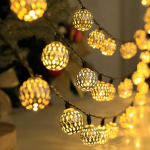 P&auml;ikeseenergial t&ouml;&ouml;tav v&auml;livalgusti mitmev&auml;rviliste LED-lampidega aia, terrassi, j&otilde;ulude, pulmade, kodu ja peokaunistuste jaoks 5M 20 Lights