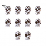 10 tk Halloweeni pealuu rist 3D metallist k&uuml;&uuml;nekunsti v&otilde;lusid gooti punk stiilis k&uuml;&uuml;nte kaunistustarvikud isetegemise manik&uuml;&uuml;ri jaoks C