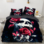 Kodutekstiilist 3D prinditud mustriga voodipesu (kolmeosaline komplekt} &uuml;hekordne kahekordne kuninganna tekikate padjap&uuml;&uuml;r kodu DE 135x200cm