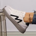 TUINANLE tossud naiste spordijalatsid Tursked vabaaja valged tossud, t&uuml;drukute platvormkingad 37