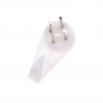 20 tk kaasaskantav General Po pildiraam Naelkonksu riidepuu Valge plastikust n&auml;htamatu seinakinnitus