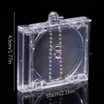 1 tk t&uuml;hi mini-CD &uuml;mbris v&otilde;tmehoidja DIY v&otilde;tmehoidjate jaoks seljakoti rippuv dekoratiivkett/klamber puhas