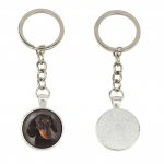 Dachshund Smooth-haired, Wiener dog, Badger dog - keychain in a box, own photo, keychain pendant from Art-Dog brand