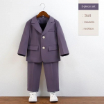 Poiste vabaaja &uuml;likond, roheline h&auml;rrasmeeste s&uuml;nnip&auml;evaks m&otilde;eldud klaverikost&uuml;&uuml;mid lastele koolivormi bleiseri komplekt 130cm lilla