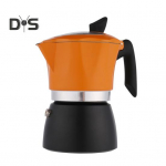 150/300 ml Moka Pot espresso kohvimasin, 3 tassi 6 tassi lekkekindel pliidiplaat Itaalia kohvimasin koduk&ouml;&ouml;gi jaoks v&auml;lirestoranis 150ML punane