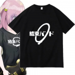 Unisex Anime Cos BOCCHI THE ROCK Hitori Gotoh Ljichi Nijika Vabaaja L&uuml;hikeste Varrukatega T-s&auml;rk L