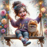 Teemanttikandiga maal Unistuste koomiks T&uuml;druk ja koer 5D DIY Teemanttikandid Lillemosaiik Kodukaunistuse kingitus Full Round 20x20CM