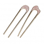 2 tk Juuksekamm Prantsuse keerukujulised soengud U-kujuline juukseklamber Vastupidav kest Juuksepulk