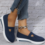 mood 2024 Mood Naiste tossud Slip On Platform tossud Hingavad v&otilde;rgust tossud Suures suuruses naiste Vulcanize kingad Zapatillas Mujer 35 sinine