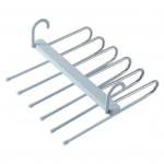 Kokkupandav p&uuml;ksiriiul Roostevaba Suure mahutavusega &Otilde;mblusteta libisemisvastane Suurep&auml;rane kandev&otilde;ime Kapp Organisaator Teksad Seelikud Sall P&uuml;ksid Vertikaalne Hoiu Riidepuu valge