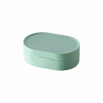 Macaron Color Travel Soap Box Kaasaskantav loominguline seebi&uuml;mbris Kodu Veekindel kaanega Seebist plastist kandik Vannitoa tarvikud One Size sinine