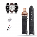 Klassikaline 22/23/24 mm ehtsast vasika nahast kellarihm Tissoti kella jaoks T035627/617/407 seeria kellarihm Butterfly pannal 24mm