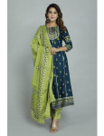 India Naiste Anarkali Rejoonist Kurta P&uuml;ksid Dupatta Komplekt Bollywood Disainer &Uuml;lemine Tuunika Kurti M punane