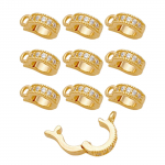 Elegantne k&auml;ev&otilde;ru kinniti praktiline ehete kinnitusklambrite tarvik k&auml;ev&otilde;ru ja kaelakee meisterdajatele kuld