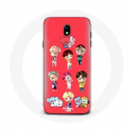 Coque pour Samsung Galaxy J7 2017 BTS TinyTAN Animation BT21 Affiche - Maniacase