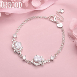 925 h&otilde;bedast s&uuml;damekujuline AAA tsirkoon k&auml;ev&otilde;ru Moodsad pulmaehted 20CM