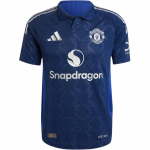Adidas Manchester United 24/25 v&otilde;&otilde;rsilguf&auml;nnis&auml;rk l&uuml;hikeste varrukatega Meeste Topp &Ouml;ine Sinine IU1391 XS
