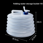 Kaasaskantav kokkupandav &auml;mber: V&auml;ljas piknik ja auto kasutamine, suure mahutavusega, teleskoop- ja isejuhtiv vee&auml;mber